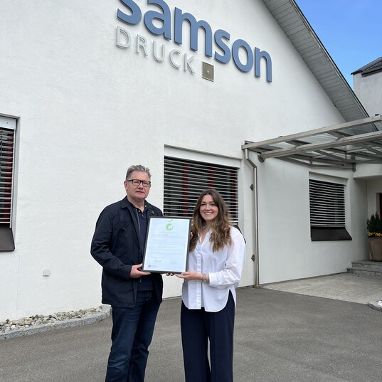 Samson Druck CSR Zertifikat