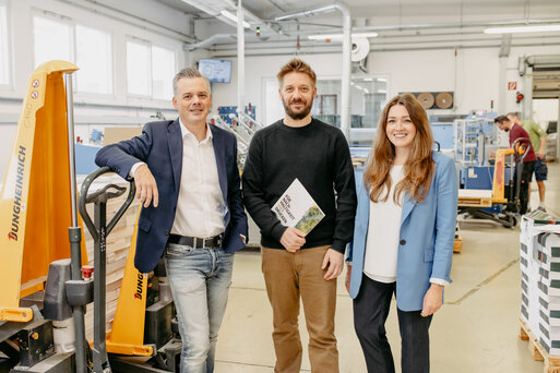 Samson Druck, Geschäftsleitung, Tibor Valentin, Markus Ramsbacher, Lisa Frost
