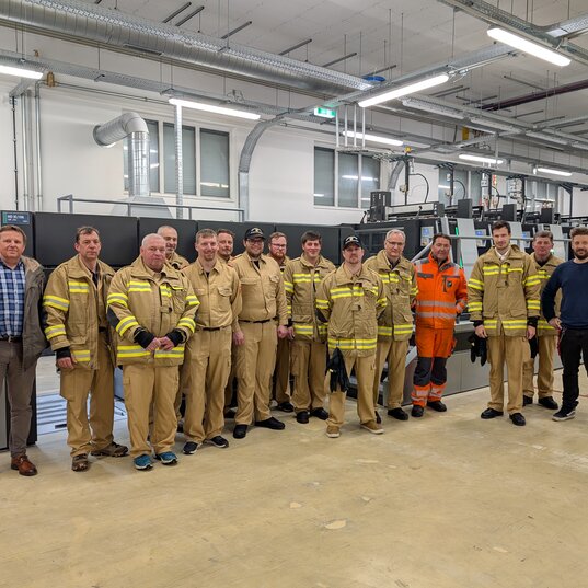 Feuerwehr Besichtigung Samson Druck